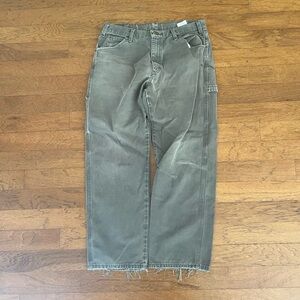 Vintage green dickie carpenters pants